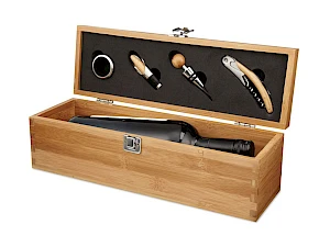 Bambu-puinen Viinilaatikko