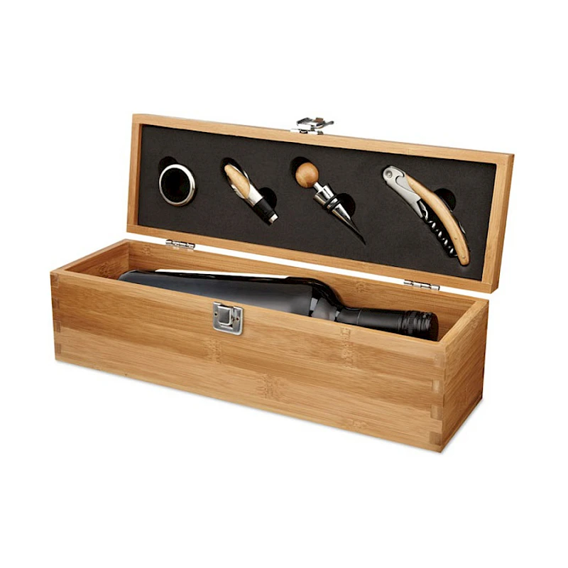 Bambu-puinen Viinilaatikko