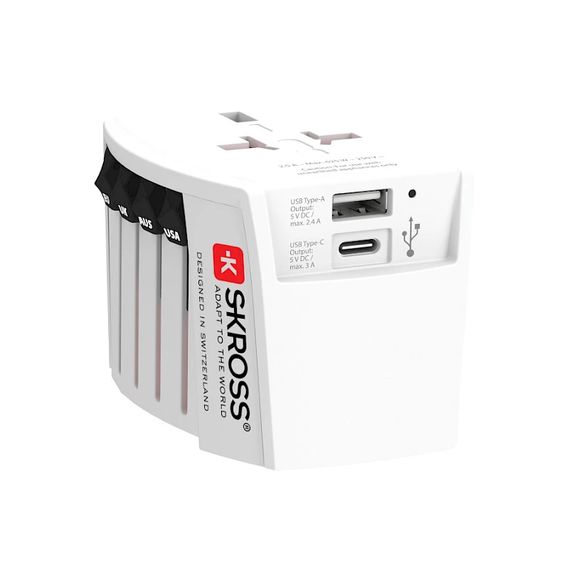 SKROSS World Adapteri A/C portit