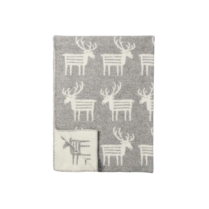 Villahuopa Porokuvioitu Lapinporo huopa