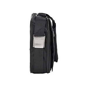 Tietokonelaukku logolla