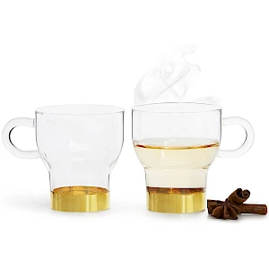 Lasimuki 2 kpl iso, kulta Glögimuki 2 kpl Kulta