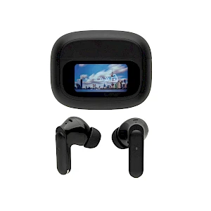 Langattomat kuulokkeet kosketusnäytöllä