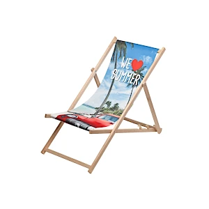 Aurinkotuoli painatuksella