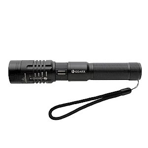 Gear X USB uudelleenladattava taskulamppu