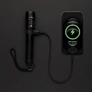 Taskulamppu Gear X USB ladattava